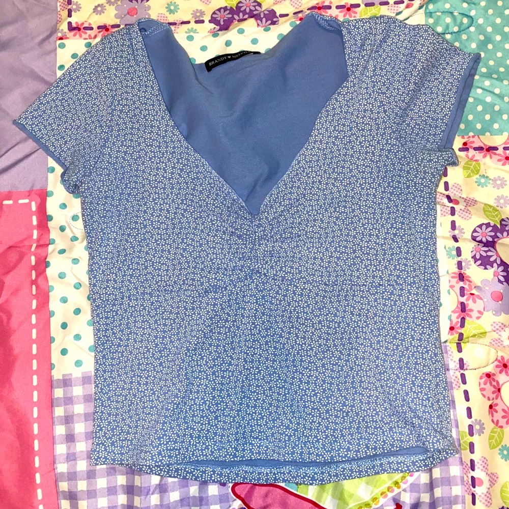 Brandy Melville Blue Gina Top